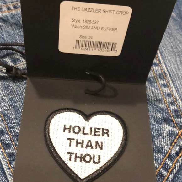 MOTHER The Dazzler Shift Crop Sin And Suffer 24 - Picture 13 of 13